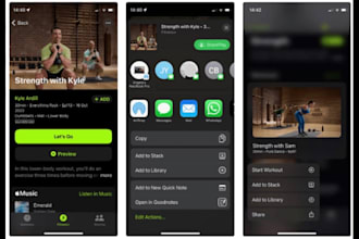 develop fitness app, nutrition app, personal trainer app