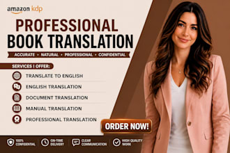 translate any language into fluent, natural english