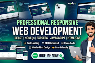 build a responsive react website