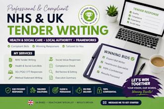 do winning nhs bid tender health and social care uk bid tender uk tender writing