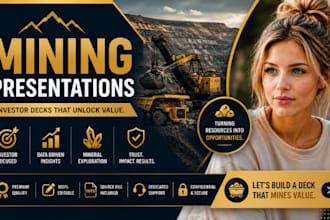mining presentation, mining investor pitch deck mineral exploration presentation