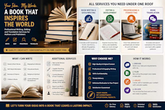 write,edit,proofread,and translate your book or manuscript