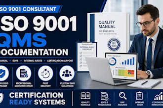 create iso 9001 qms documents and quality manual