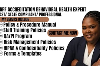 do carf accreditation behavioral health policy and procedure for arizona, texas