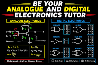 tutor you in digital and analogue electronics