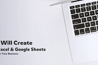 create and format excel sheet and google sheets for business