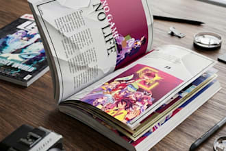 design a professional catalog and magazine for your business