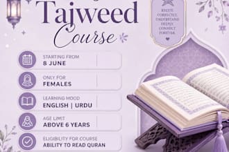 teach you tajweed ul quran only females