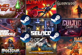 design steam capsule art, game banner, and steam artwork for your steam store