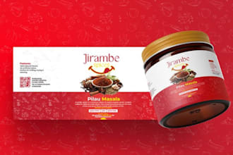 design product packaging labels, print ready artwork and 3d mockups in figma