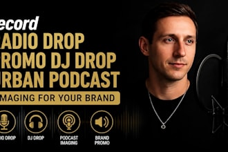 record radio drop promo dj drop urban podcast imaging for your brand