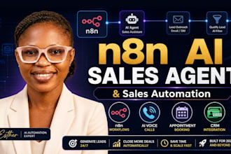 n8n sales automation n8n ai sales agent b2b sales ai outreach lead generation