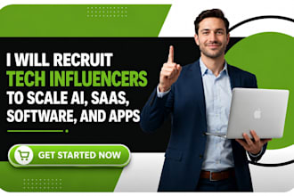 recruit tech influencers for ai saas software and apps