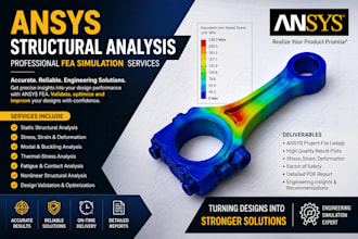 ansys structural analysis, fea simulation