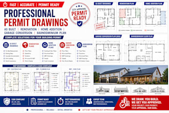 deliver as built drawings renovation home addition permit plan barndominium plan