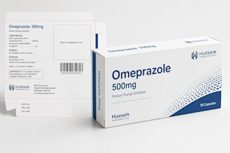 create pharma packaging artwork and print ready label design