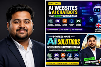 do ai website development, chatbot, ai software as full stack web developer