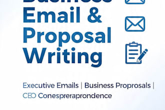 write premium business emails and executive cover letters