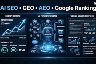 do ai on page technical off page SEO, GEO aeo, google, chatgpt ranking