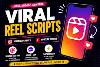 write engaging youtube shorts and instagram reels scripts