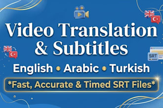 translate video subtitles in arabic and turkish