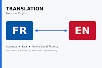 translate documents between french and english accurately