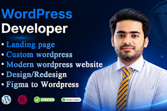 do high converting professional landing page using wordpress and elementor pro