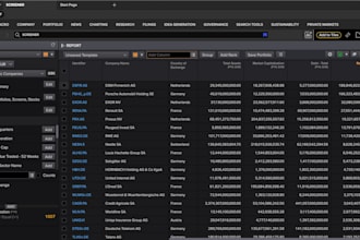 provide financial data via lseg refinitiv