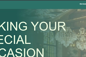 build a professional business website with lead capture