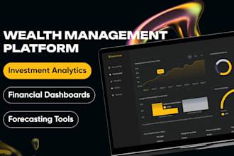 design investment platform wealth management portfolio fintech dashboard