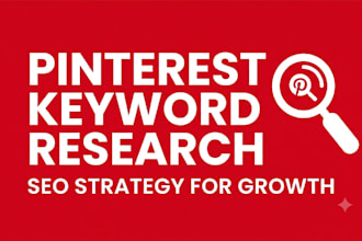 do pinterest keyword research and SEO strategy for organic growth