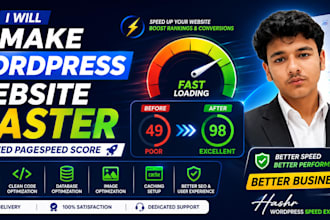 make wordpress website faster and improve page speed