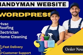 create wordpress handyman website wordpress hvac wp home cleaning website
