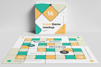 custom board game card frame design card box tcg table top card game art