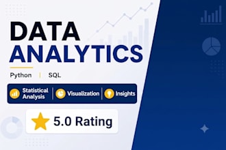 do data analysis and visualization using python and sql