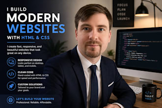 build a responsive HTML CSS website