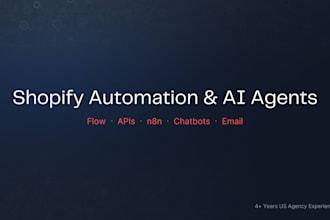 build shopify automations and ai agent integrations