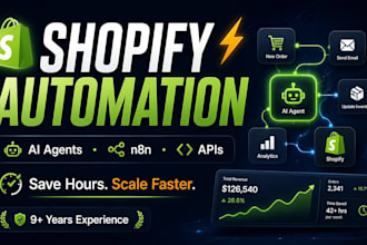 build shopify automations and ai agent integrations
