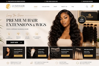 design hair extension website hair store wig dropshipping, human hair website