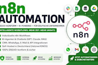 build n8n ai automation workflows dsgvo compliant n8n ai agents api integration