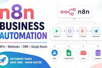 build n8n automation workflows and API integrations