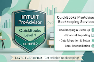 quickbooks bookkeeping and bank reconciliation for your business