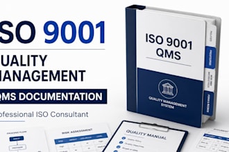 develop iso 9001 quality management system qms documentation
