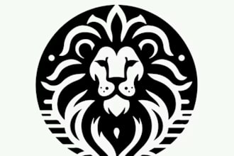 design simple, unique, abstract line art logo