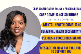 write carf accreditation policy and procedure manual for mental and behavioural
