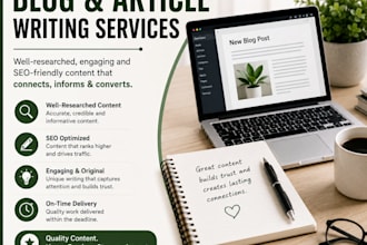 write engaging and informative blogs and articles