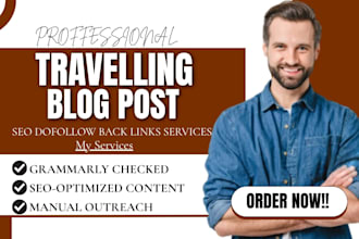 be your travel writer for an SEO travel blog post or travel guide