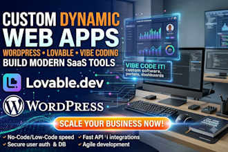 bulid vibe code custom lovable apps and wordpress websites