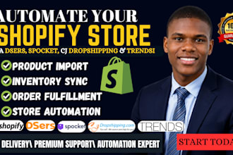 automate your shopify store with dsers, spocket, cj dropshipping