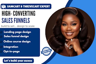 build a high converting sales funnel with samcart